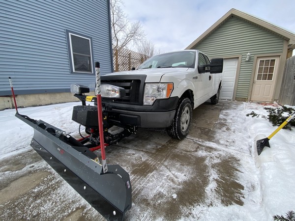 Snow plowing shoveling driveway oak ridge nj