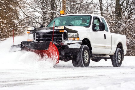 Snow plowing